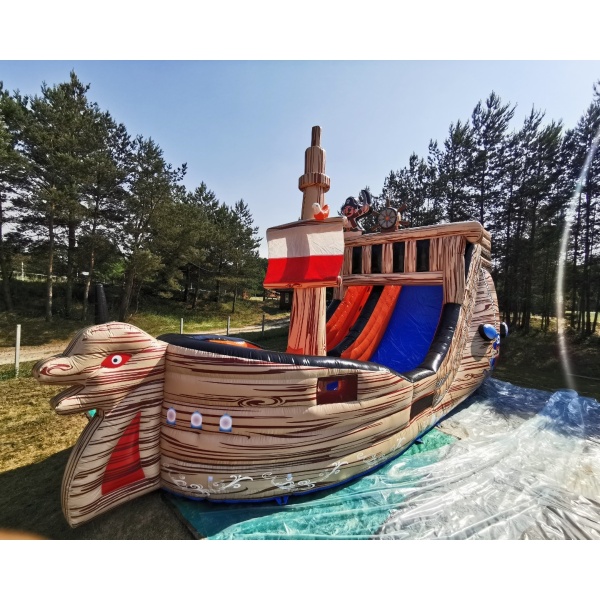 Toboggan gonflable Bateau pirate