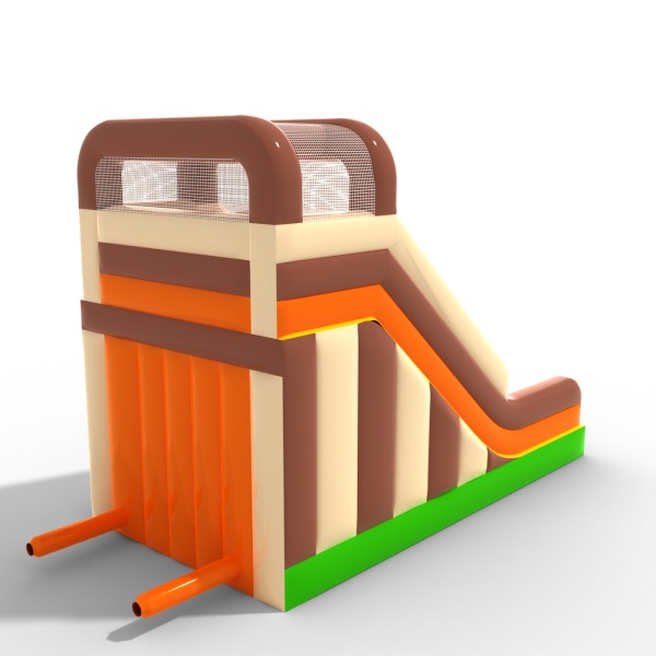 Toboggan à thème bonbons gonflable