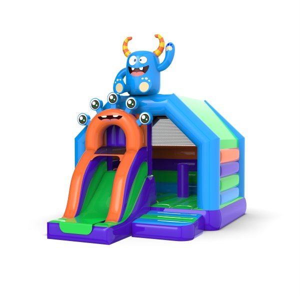 Cabane monstrueuse gonflable avec toboggan