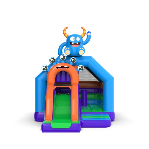 Cabane monstrueuse gonflable avec toboggan