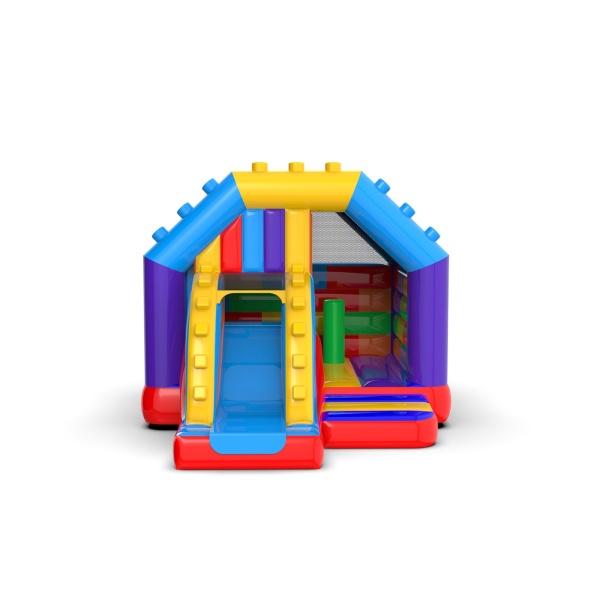 Maison gonflable en blocs