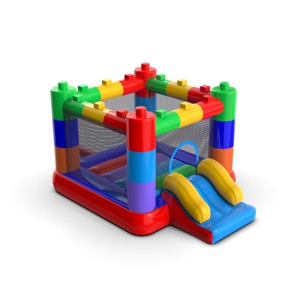 Mini château gonflable Blocs colorés