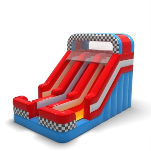 Double toboggan gonflable...