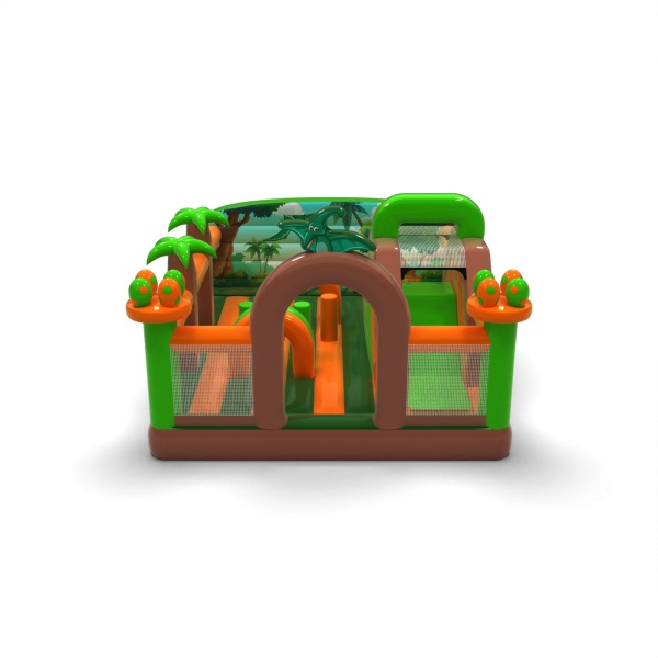 Aire de jeux gonflable 6x5 sur le thème dino