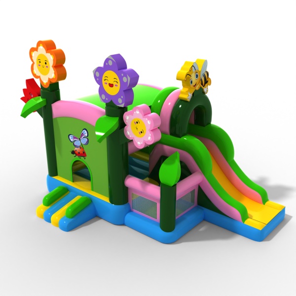 Château gonflable combo printanier