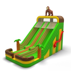 Toboggan gonflable agrandi...