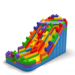 Toboggan gonflable agrandi...