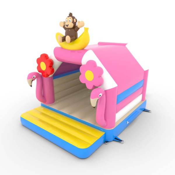 Château gonflable 4,5x3,6 sur le thème hawaïen