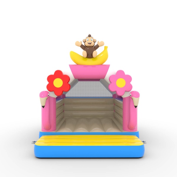 Château gonflable 4,5x3,6 sur le thème hawaïen