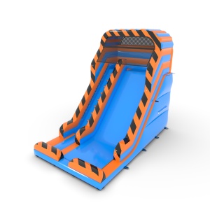 Gonflable Gangaru - toboggan classique à une piste avec boudins latéraux