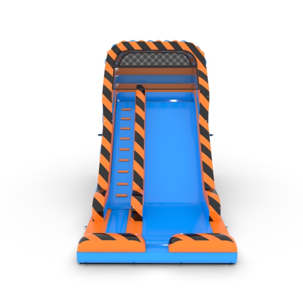 Gonflable Gangaru - toboggan classique à une piste avec boudins latéraux
