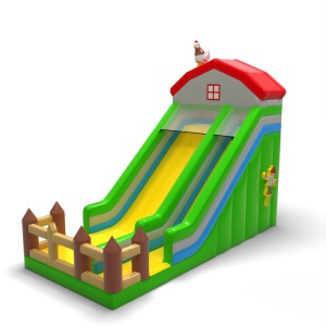 Toboggan gonflable agrandi...