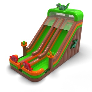 Toboggan gonflable agrandi...