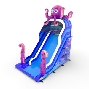 Toboggan gonflable Pieuvre...