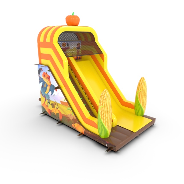 Toboggan gonflable avec imprimé - Maïs