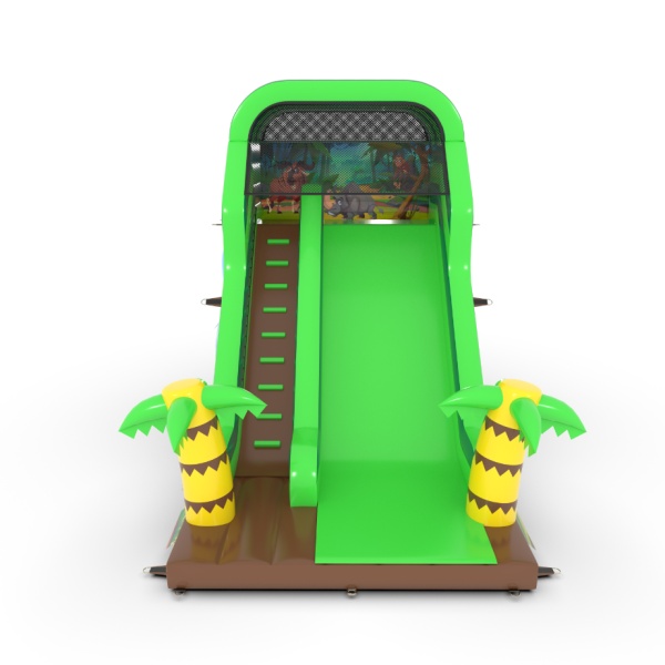 Toboggan gonflable avec imprimé - safari
