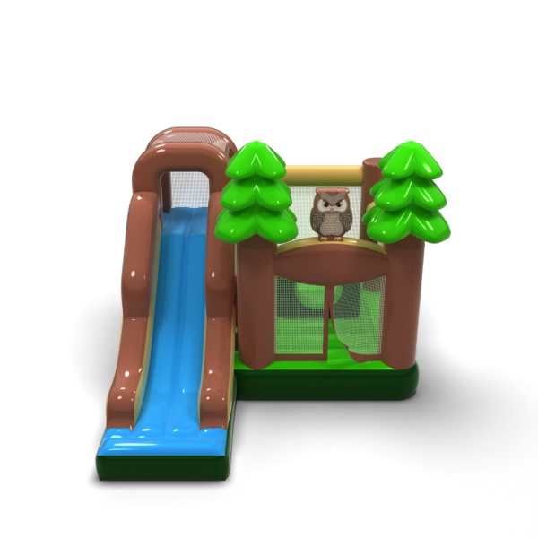 Château gonflable combo forestier