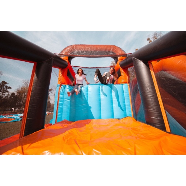 Parcours d'obstacles gonflable CrashKader U - 17 m