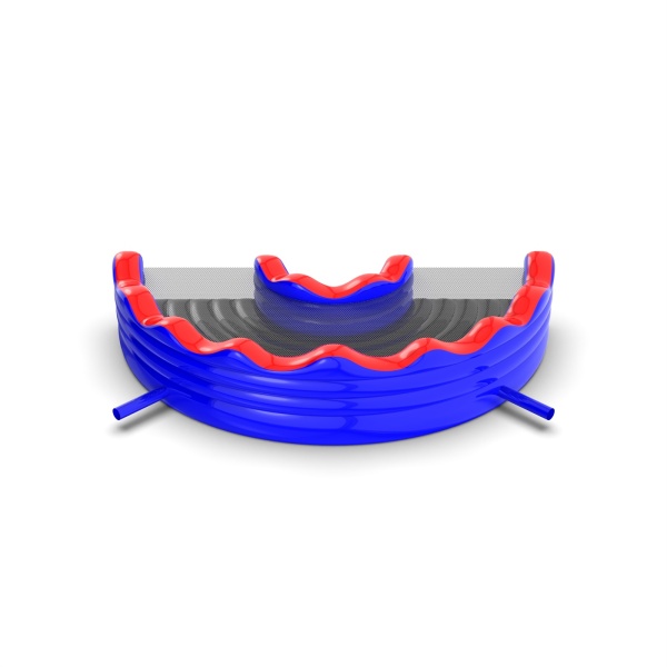 Module de liaison gonflable pour parcours d'obstacles - ouvert