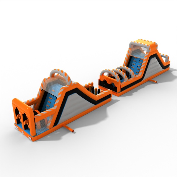 Parcours d'obstacles gonflable CrashKader - 22,5 m