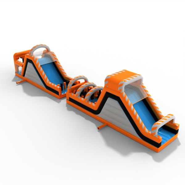 Parcours d'obstacles gonflable CrashKader - 22,5 m