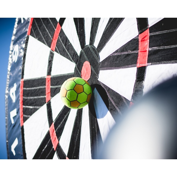 Cible gonflable Football Darts (double face)