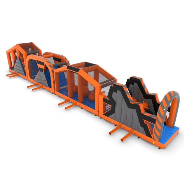 Parcours d'obstacles gonflable Classique - 30 m