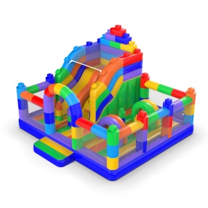Aire de jeux gonflable 6x6...