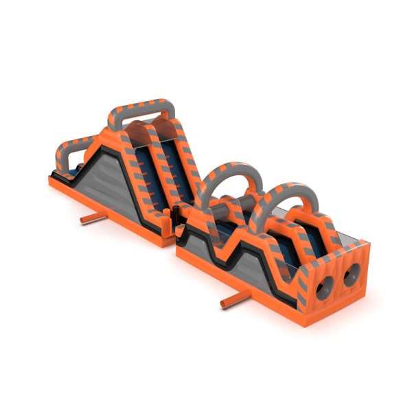Parcours d'obstacles gonflable CrashKader - 15 m