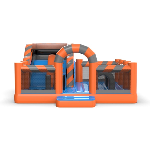 Aire de jeux gonflable 6x6 au motif classique