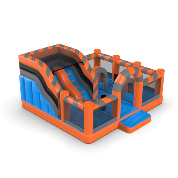 Aire de jeux gonflable 6x6 au motif classique