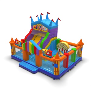 Aire de jeux gonflable 8x6...