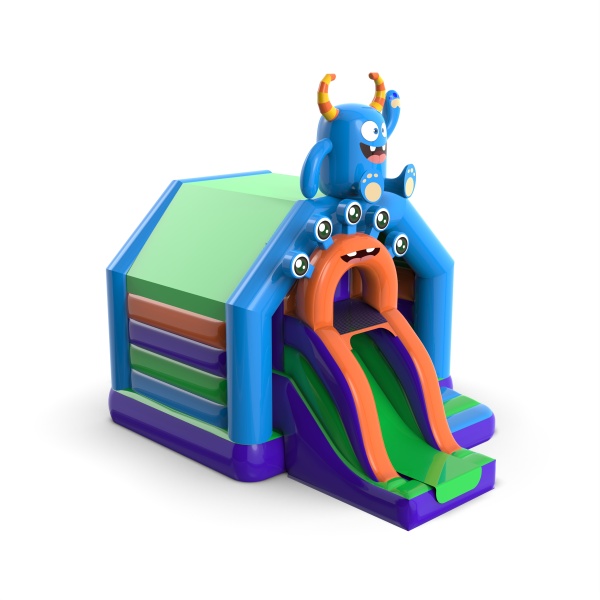 Cabane monstrueuse gonflable avec toboggan