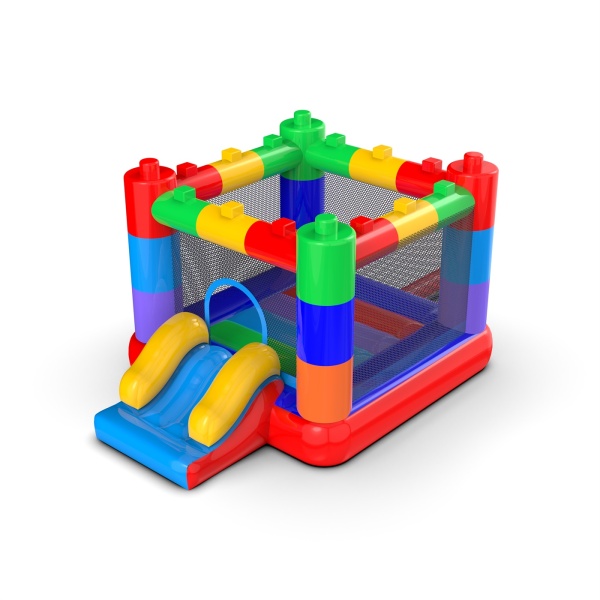 Mini château gonflable Blocs colorés