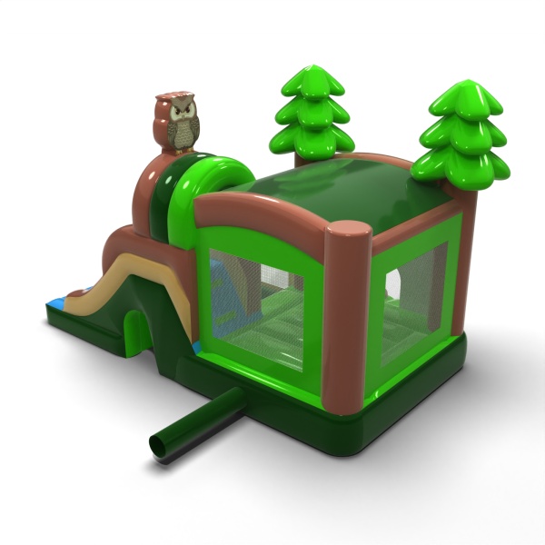 Château gonflable combo forêt