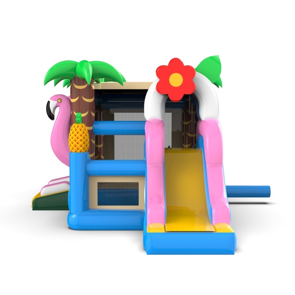 Château gonflable combo hawaïen