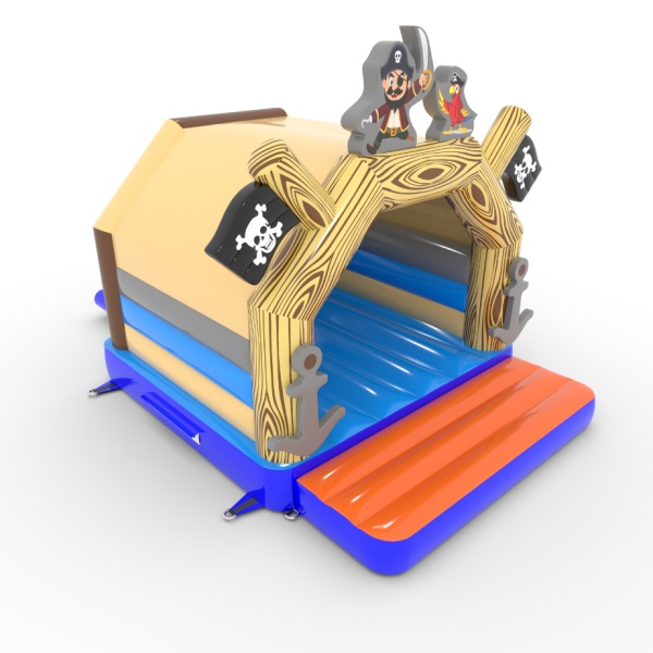 Château gonflable 4,5x3,6 sur le thème des pirates