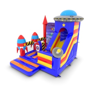 Château avec toboggan 5x4 m...