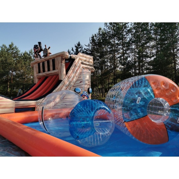 Piscine gonflable pour boules aquatiques 10 x 10 m