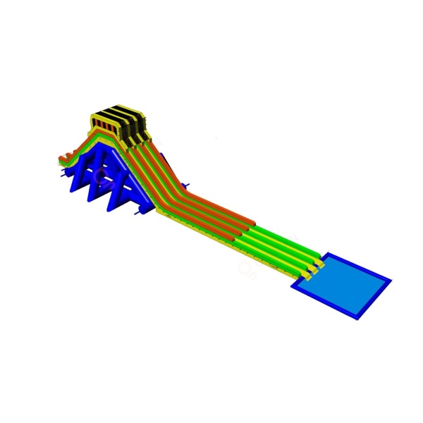 Toboggan gonflable aquatique Giga - 52 mètres