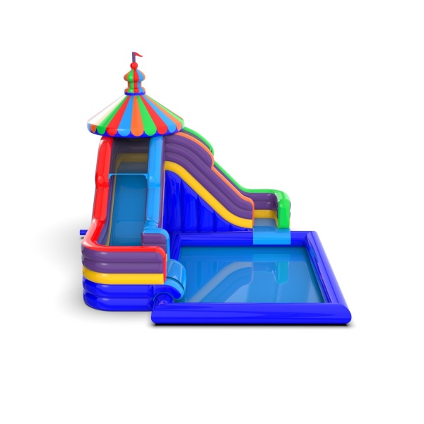Toboggan gonflable aquatique fête foraine