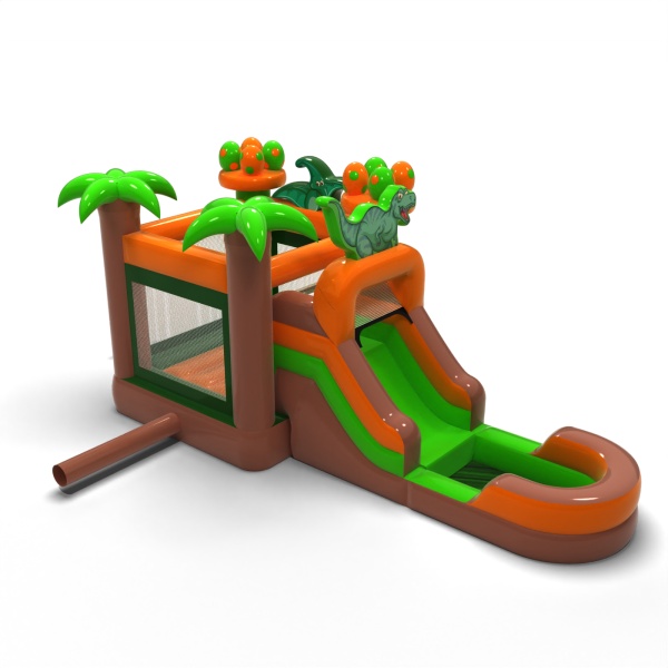 Toboggan aquatique avec zone de saut Dino