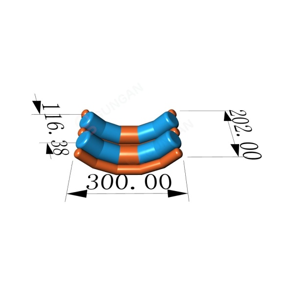 Balançoire double - parcs aquatiques gonflables
