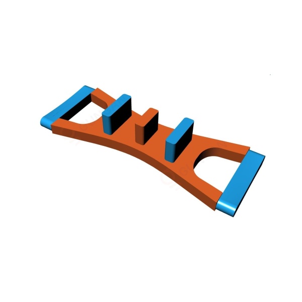 Pont avec obstacles - parcs aquatiques gonflables