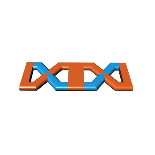 Passerelle en forme de X - parcs aquatiques gonflables