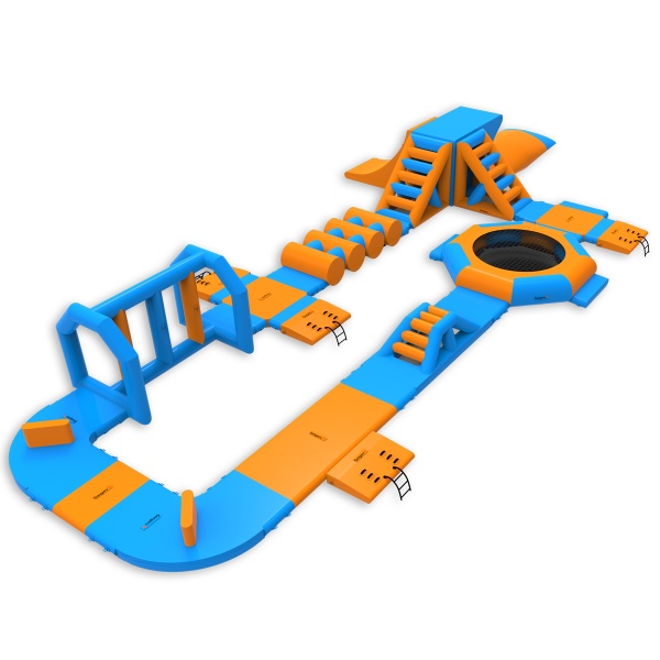 Parc aquatique gonflable Delta (29 x 13 m)