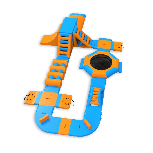Parc aquatique gonflable Kappa (23 x 13 m)