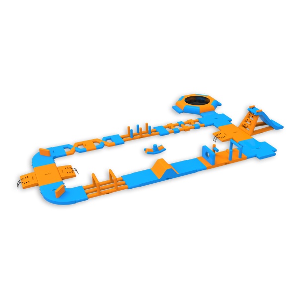 Parc aquatique gonflable Mi (28 x 17 m)