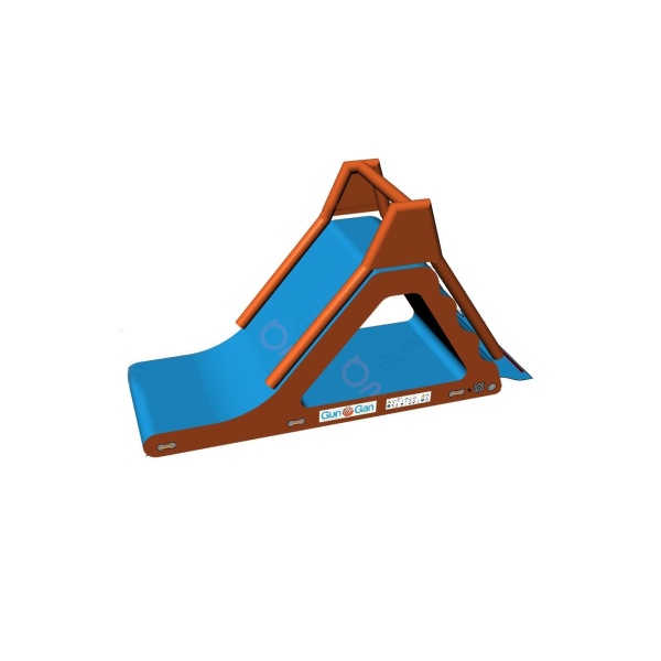 Toboggan avec mur d'escalade - parcs aquatiques gonflables