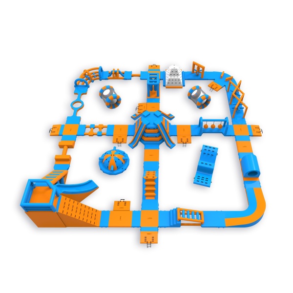 Parc aquatique gonflable Pi (31 x 30 m)